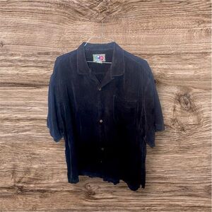 Hilo Hattie’s Men's Black Short Sleeve Shirt XL
